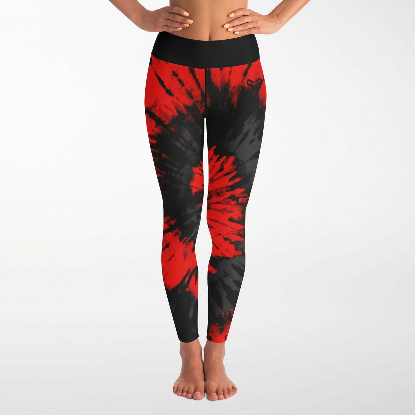 SB Mentality 'Red Tie dye' Yoga Leggings