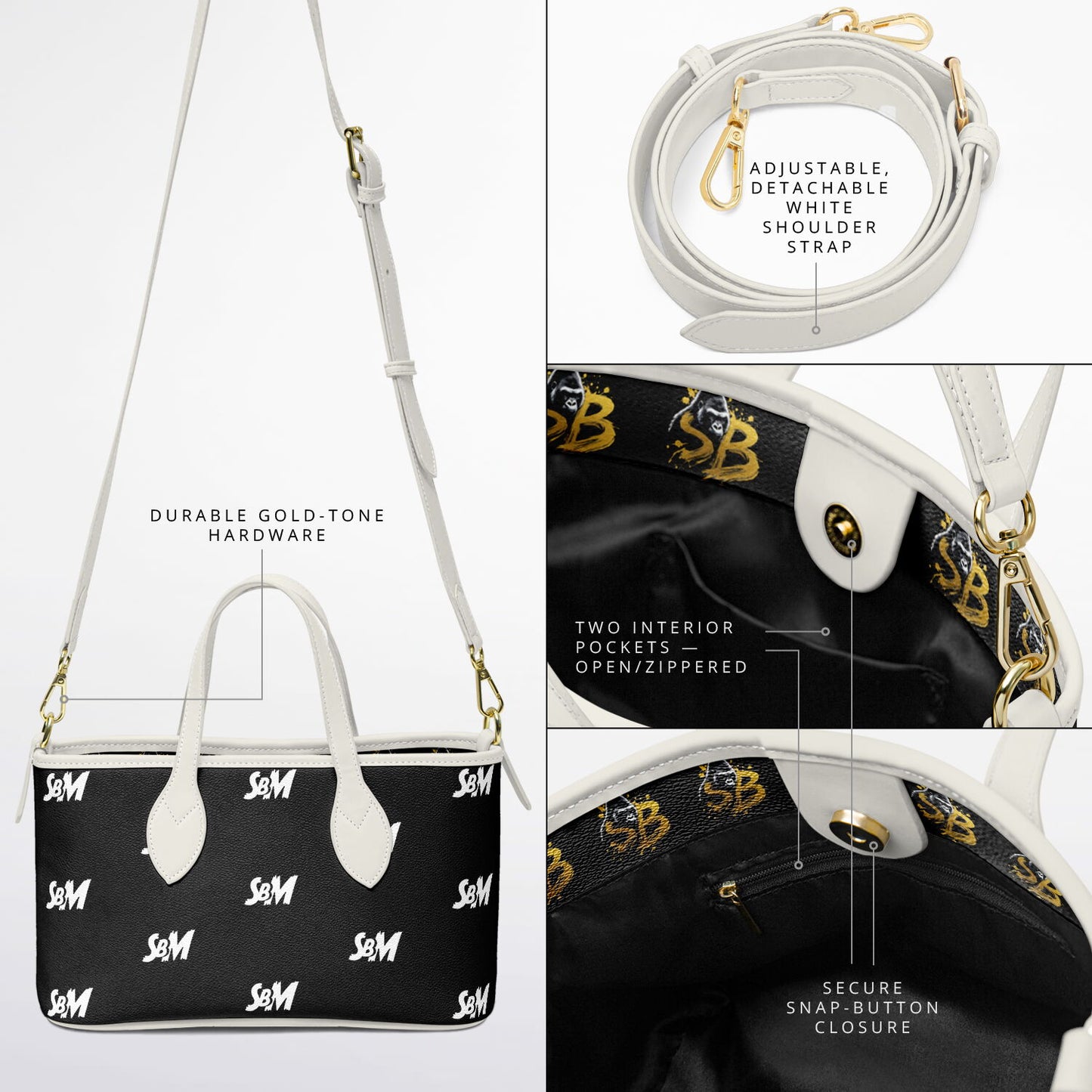 SBM Leather Tote Bag