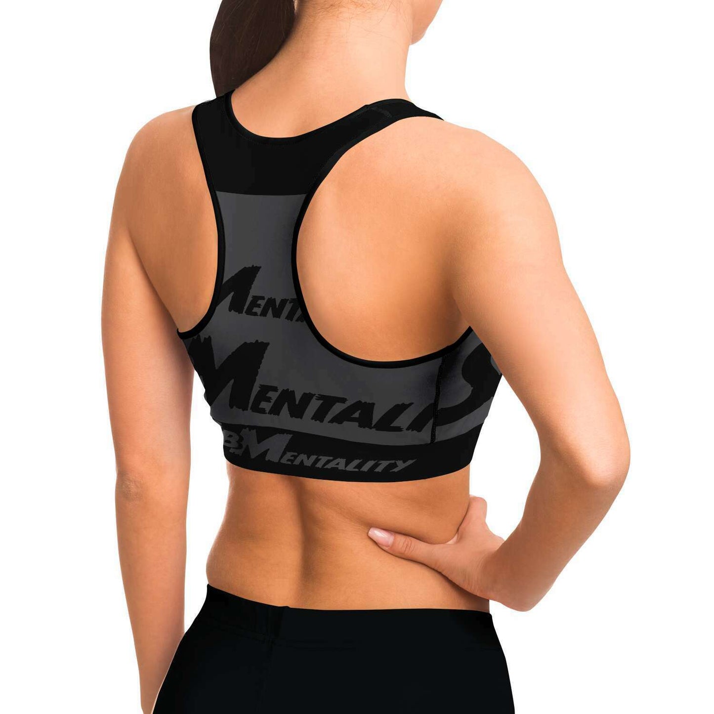 SB Mentality Sports Bra (Black/Grey)