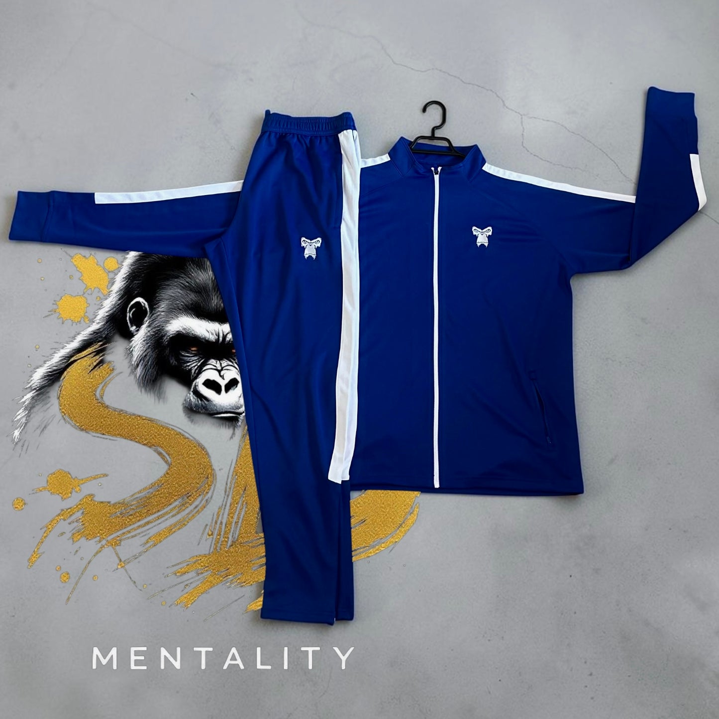 SBM Knitted Track Suit with Embroidered Logo