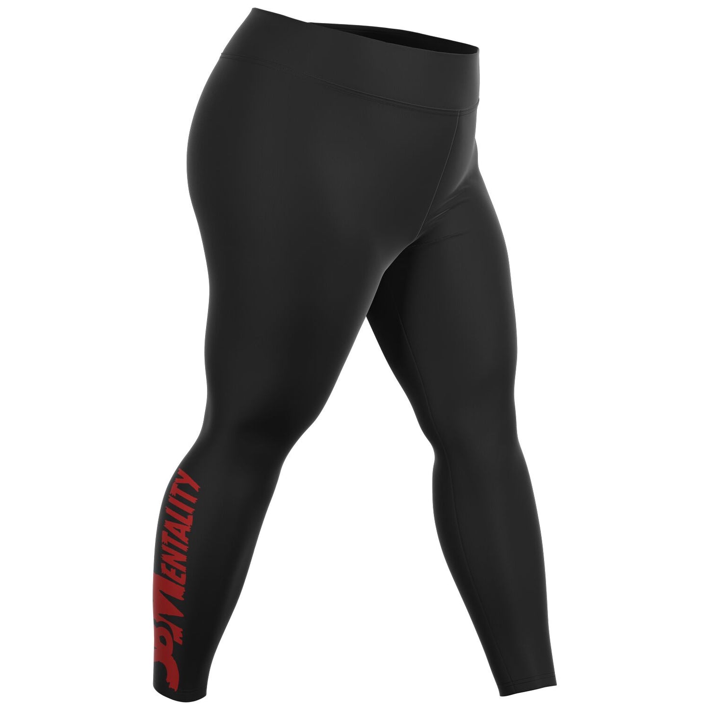 Plus Size Legging - Black & Red