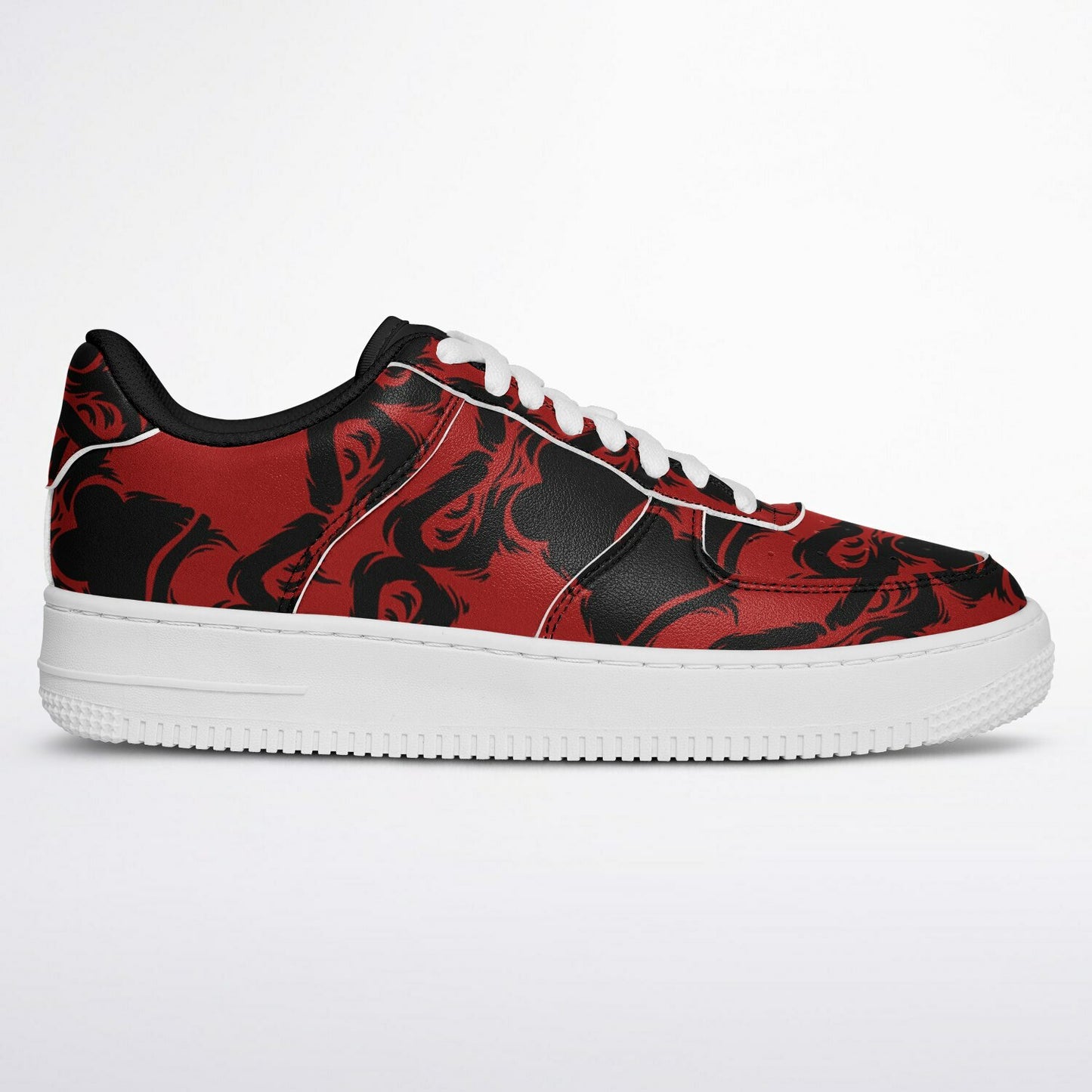 Core Low Shoes - Red & Black