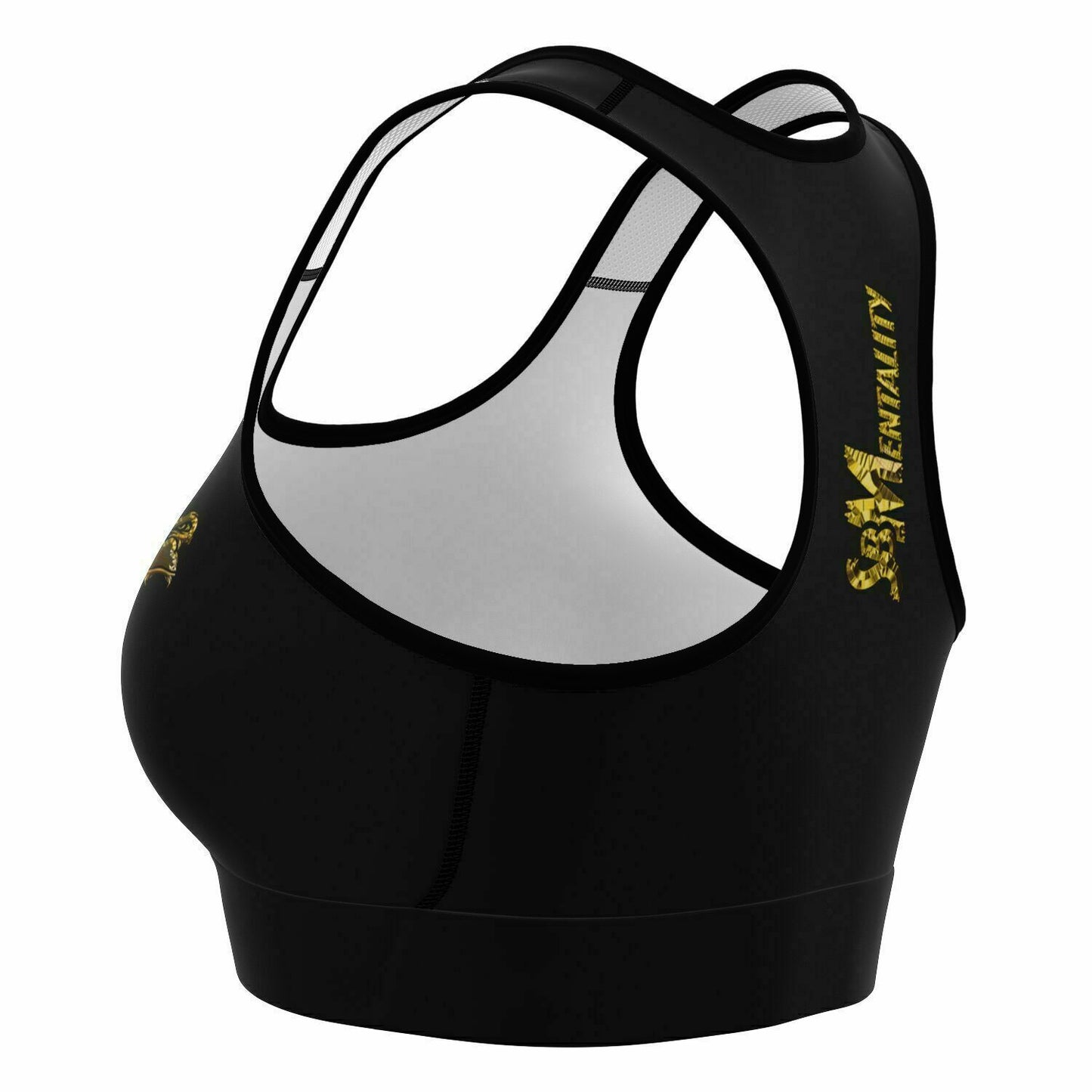Black & Gold Premium Sports Bra