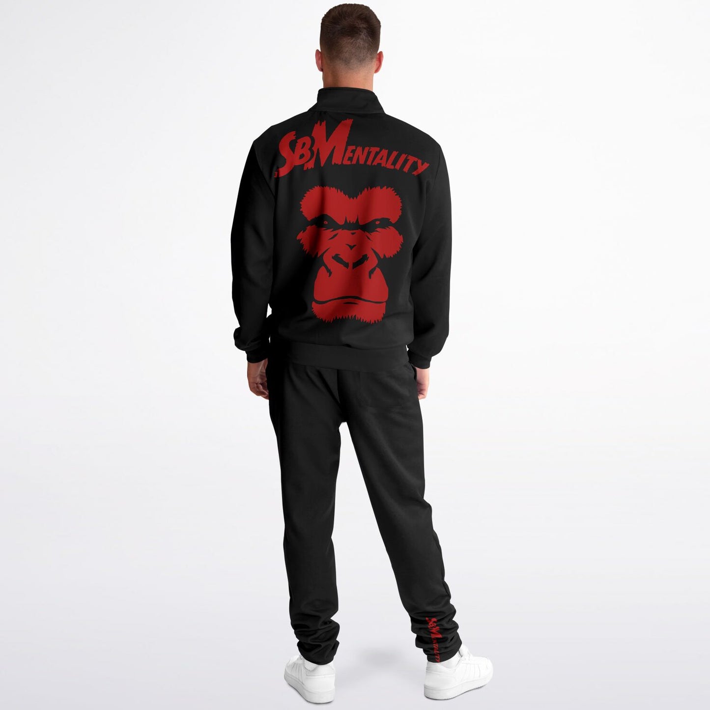 Tracksuit - Dark Charcoal & Red