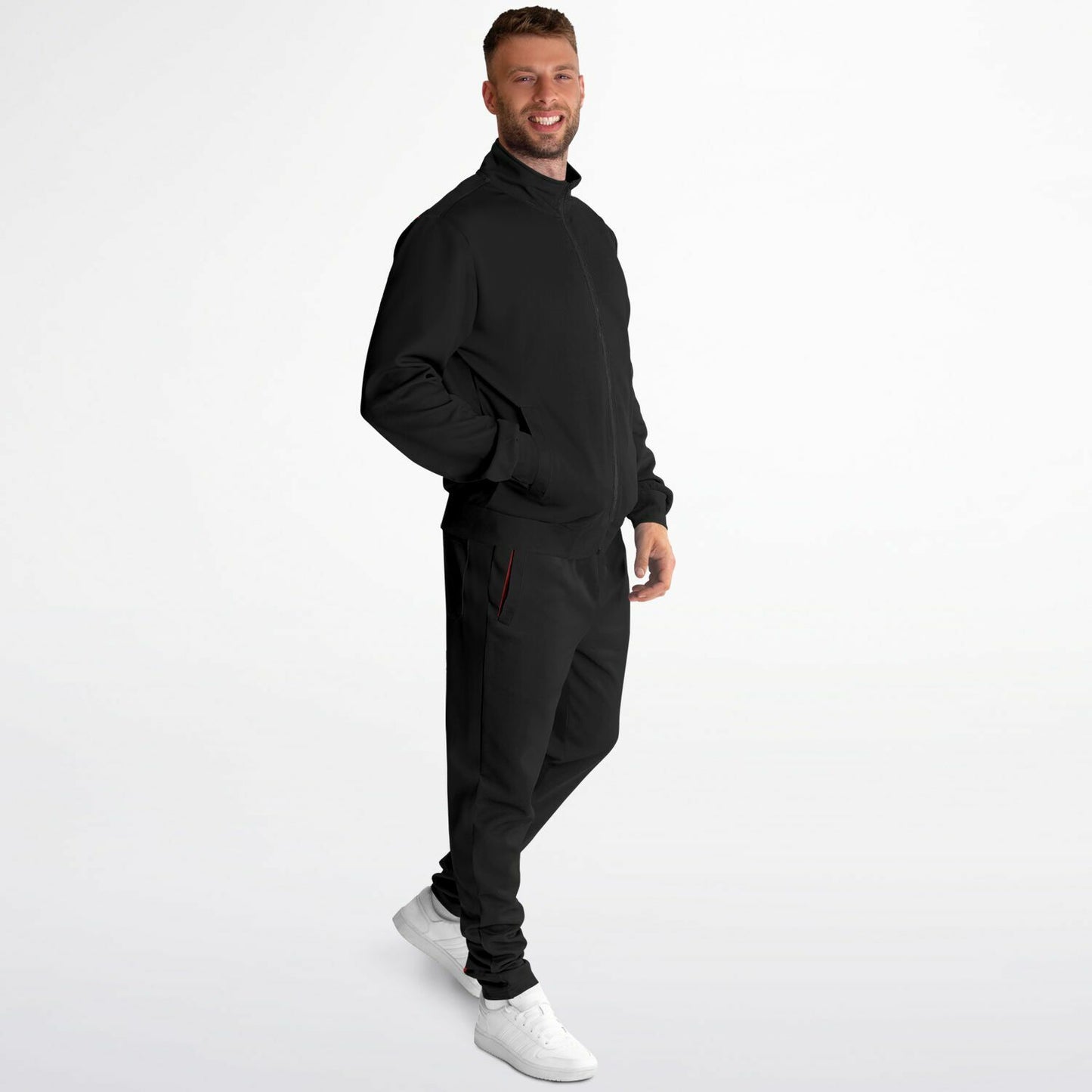 Tracksuit - Dark Charcoal & Red
