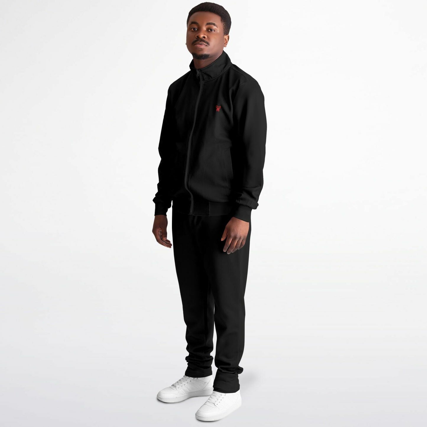 Tracksuit - Dark Charcoal & Red