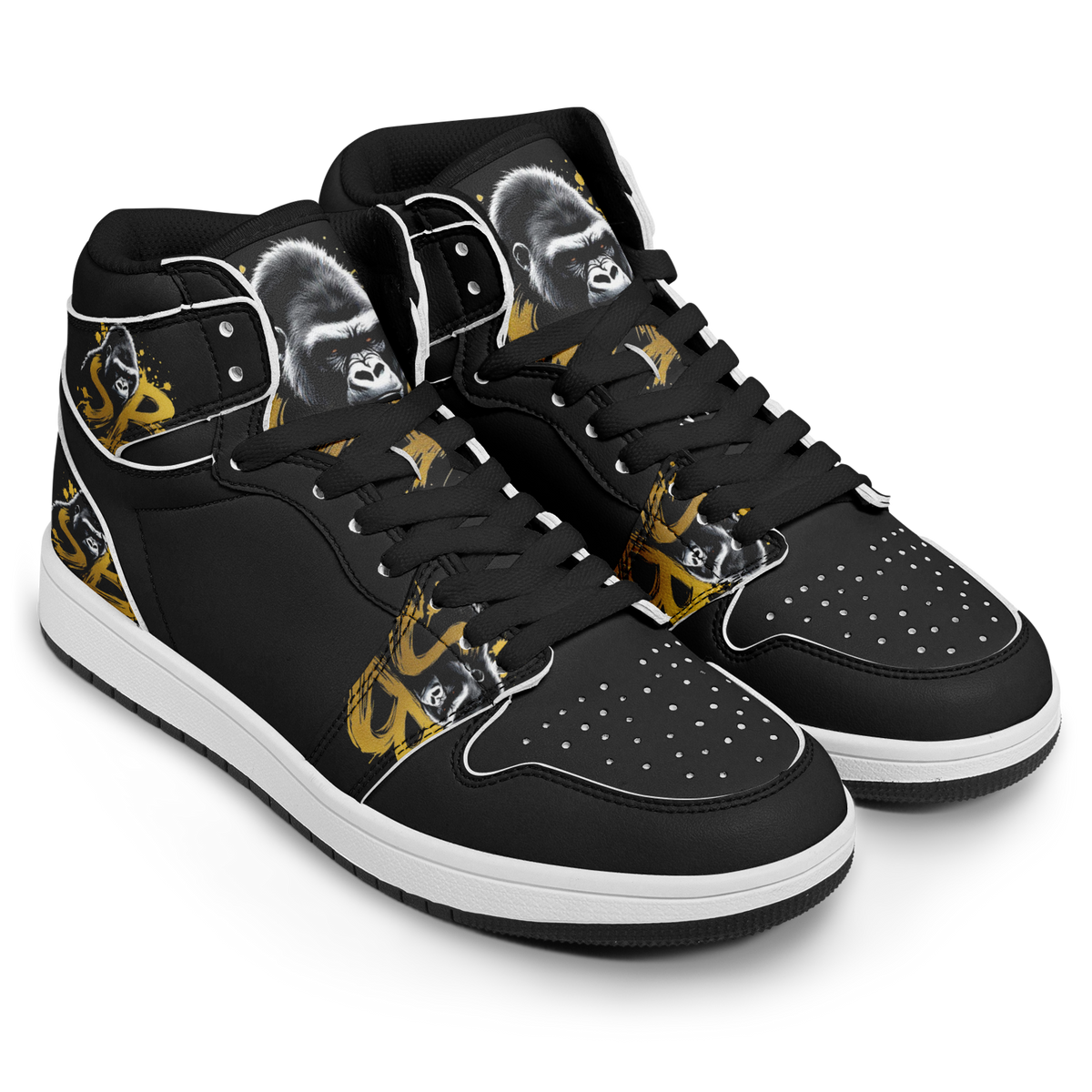 SBM Obsidian | Regalia Black High Tops