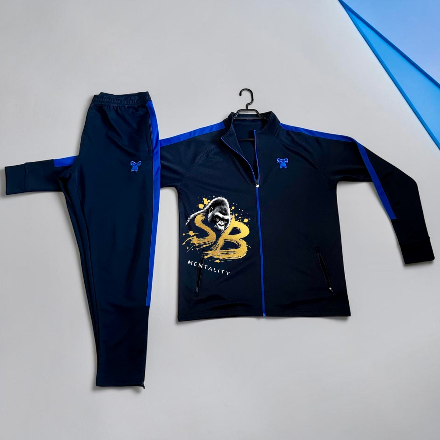 SBM Knitted Track Suit with Embroidered Logo