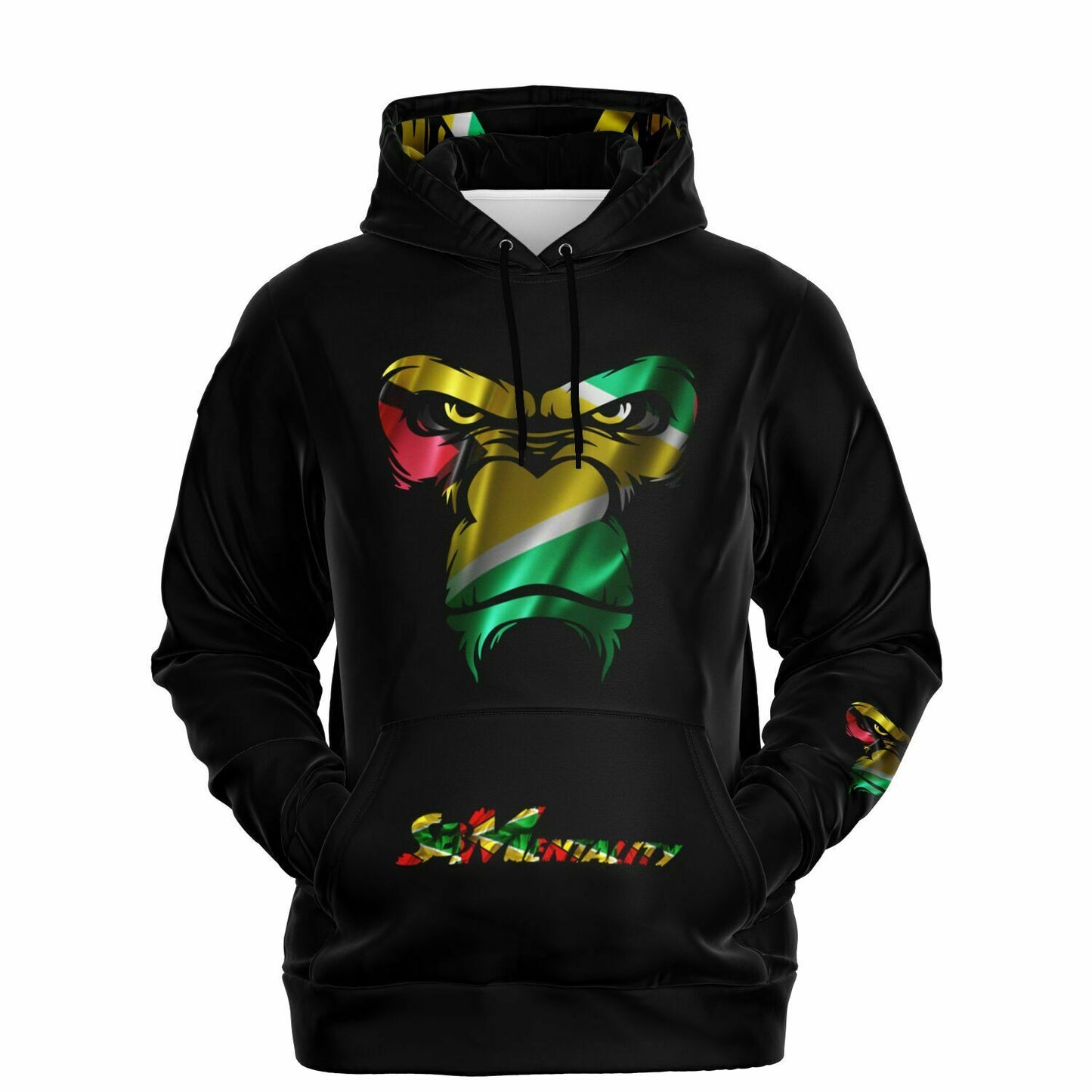 "Guyanese Flag" SB Mentality Fashion Hoodie