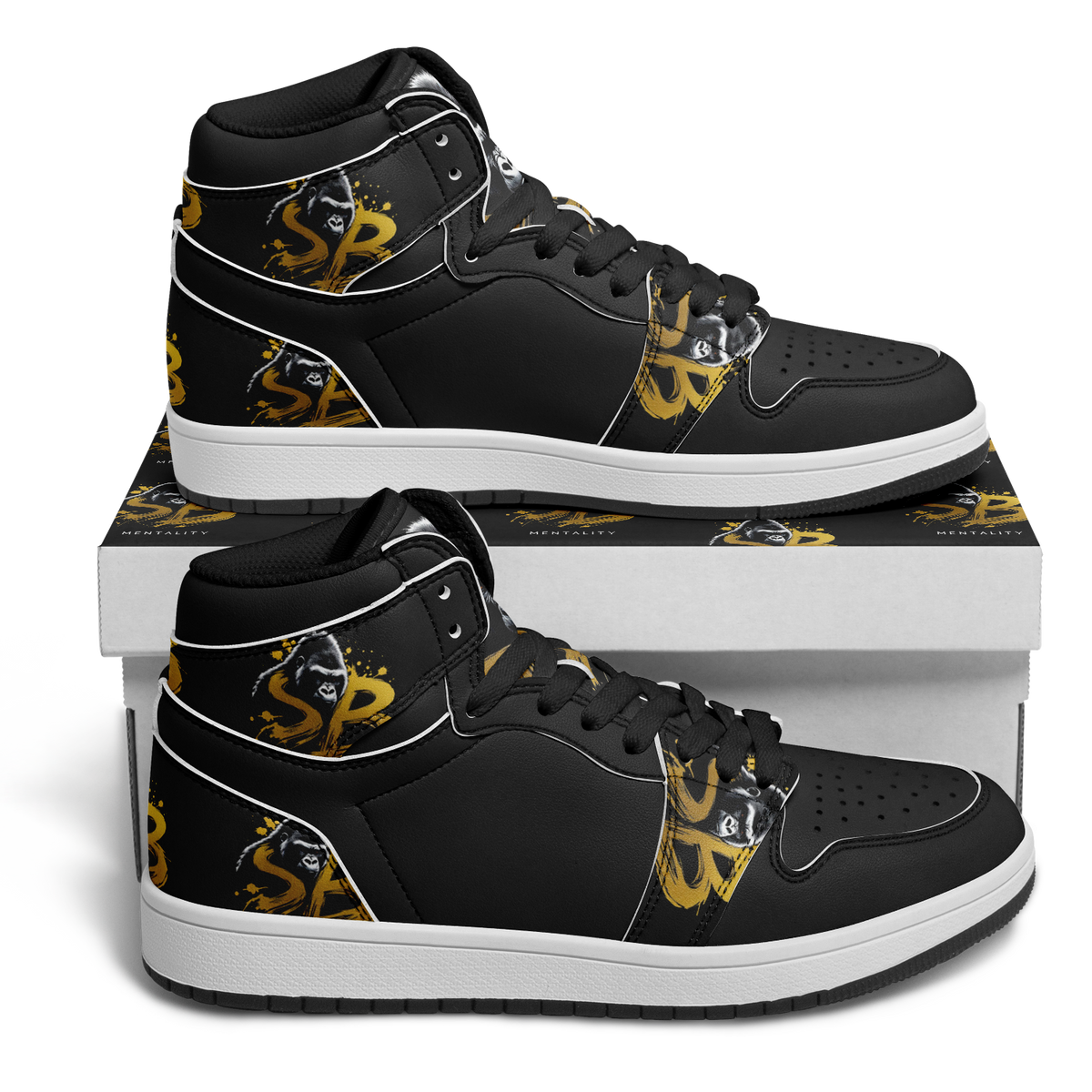 SBM Obsidian | Regalia Black High Tops