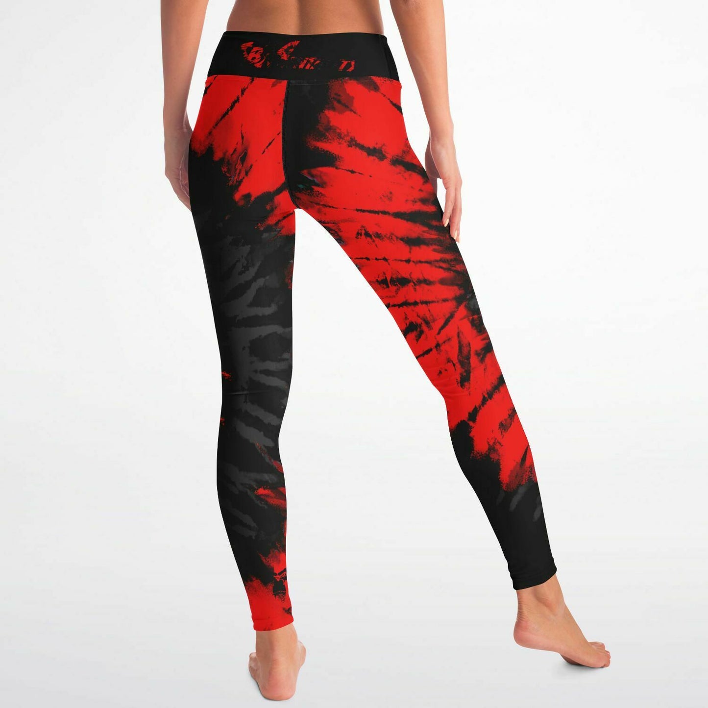SB Mentality 'Red Tie dye' Yoga Leggings