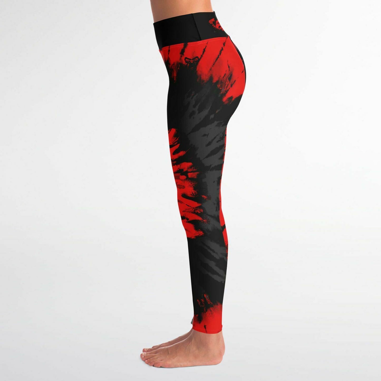 SB Mentality 'Red Tie dye' Yoga Leggings