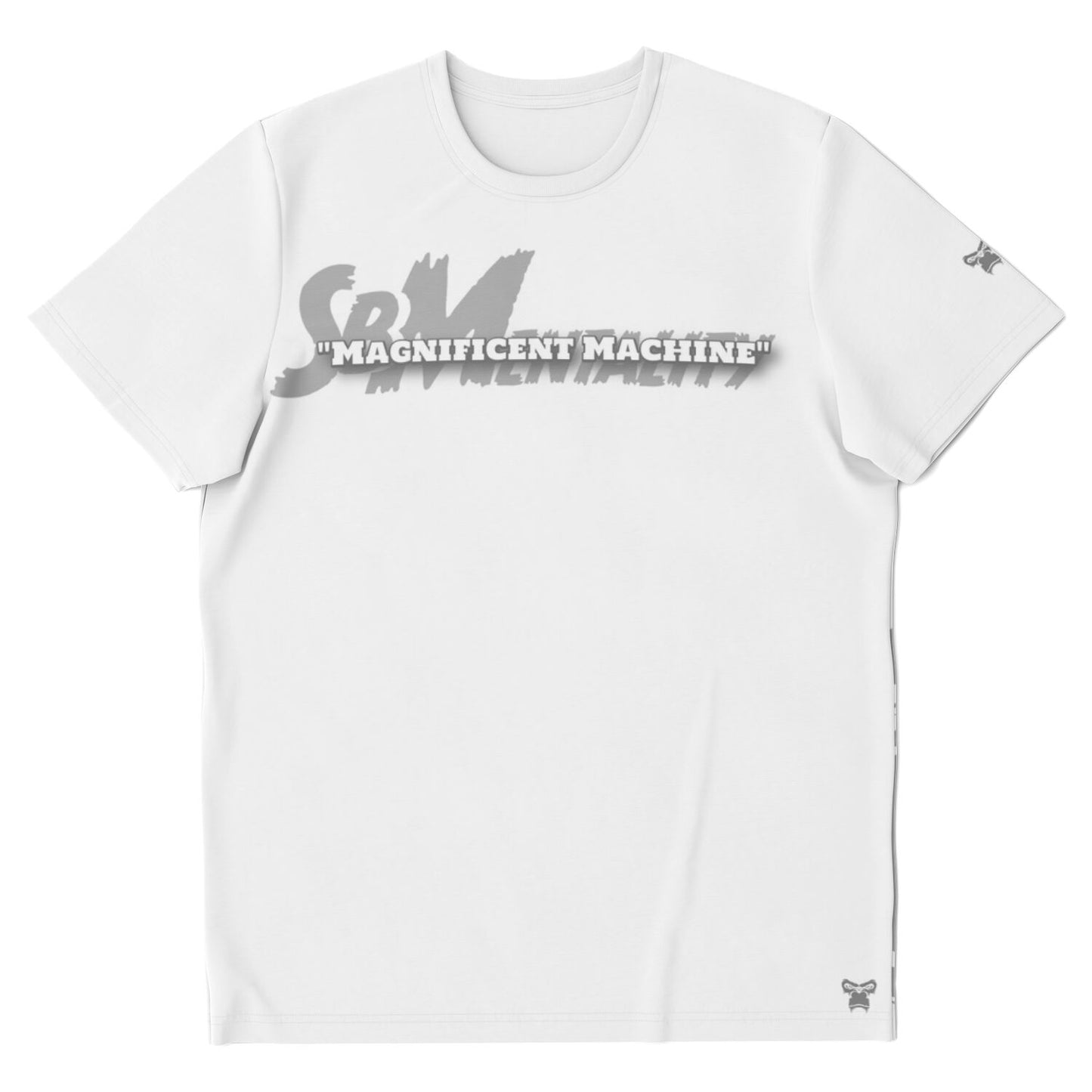 "Magnificent Machine" White & Grey T-shirt