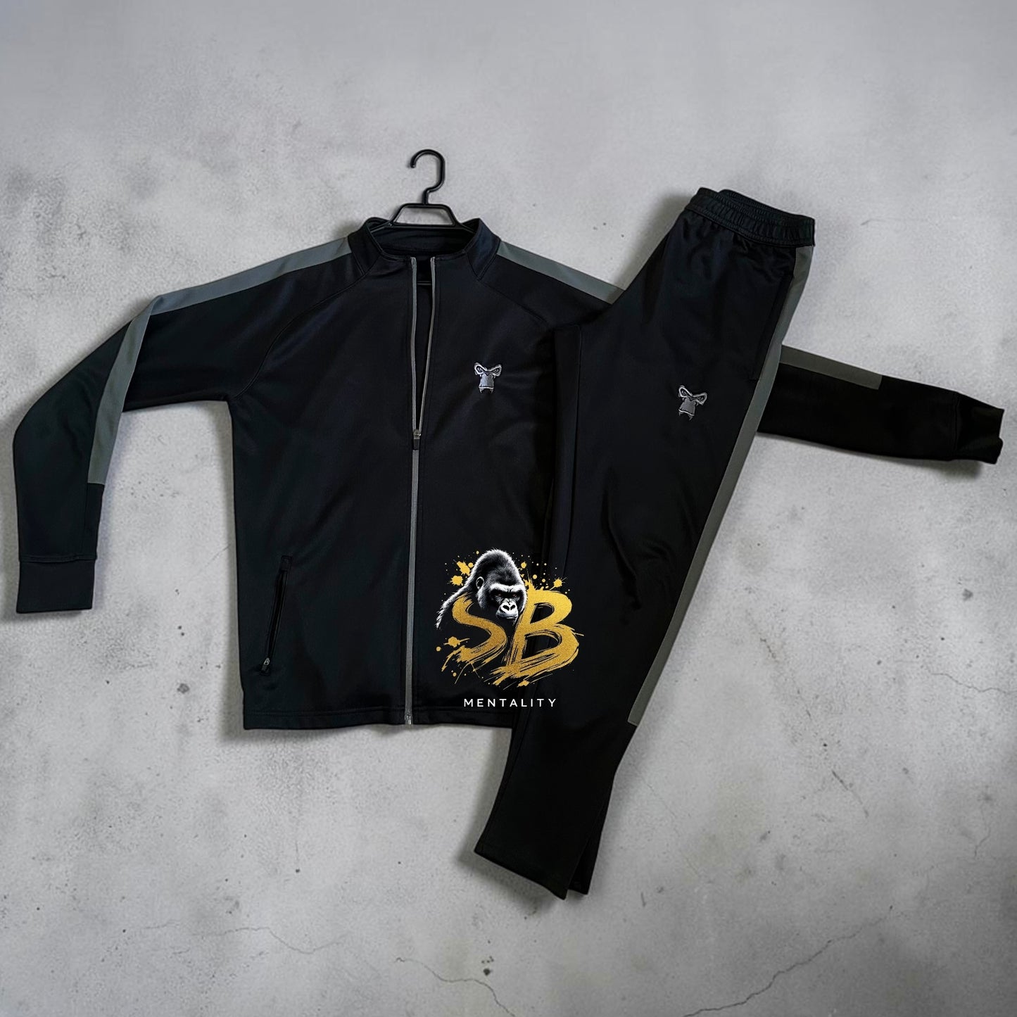 SBM Knitted Track Suit with Embroidered Logo