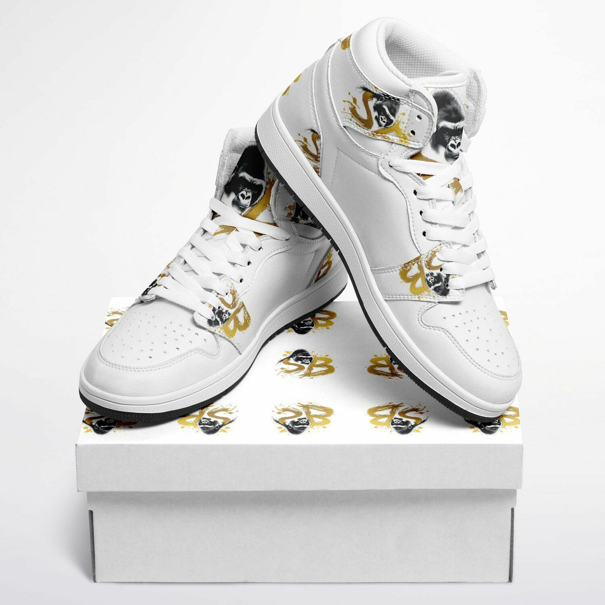SBM Aureus | Regalia White High Tops