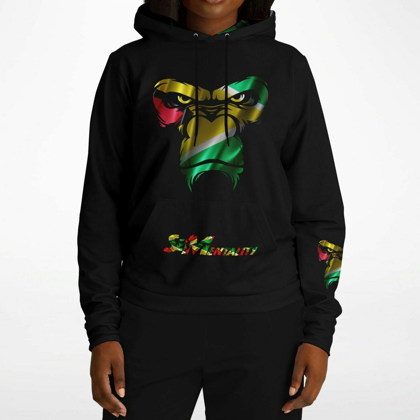 "Guyanese Flag" SB Mentality Fashion Hoodie