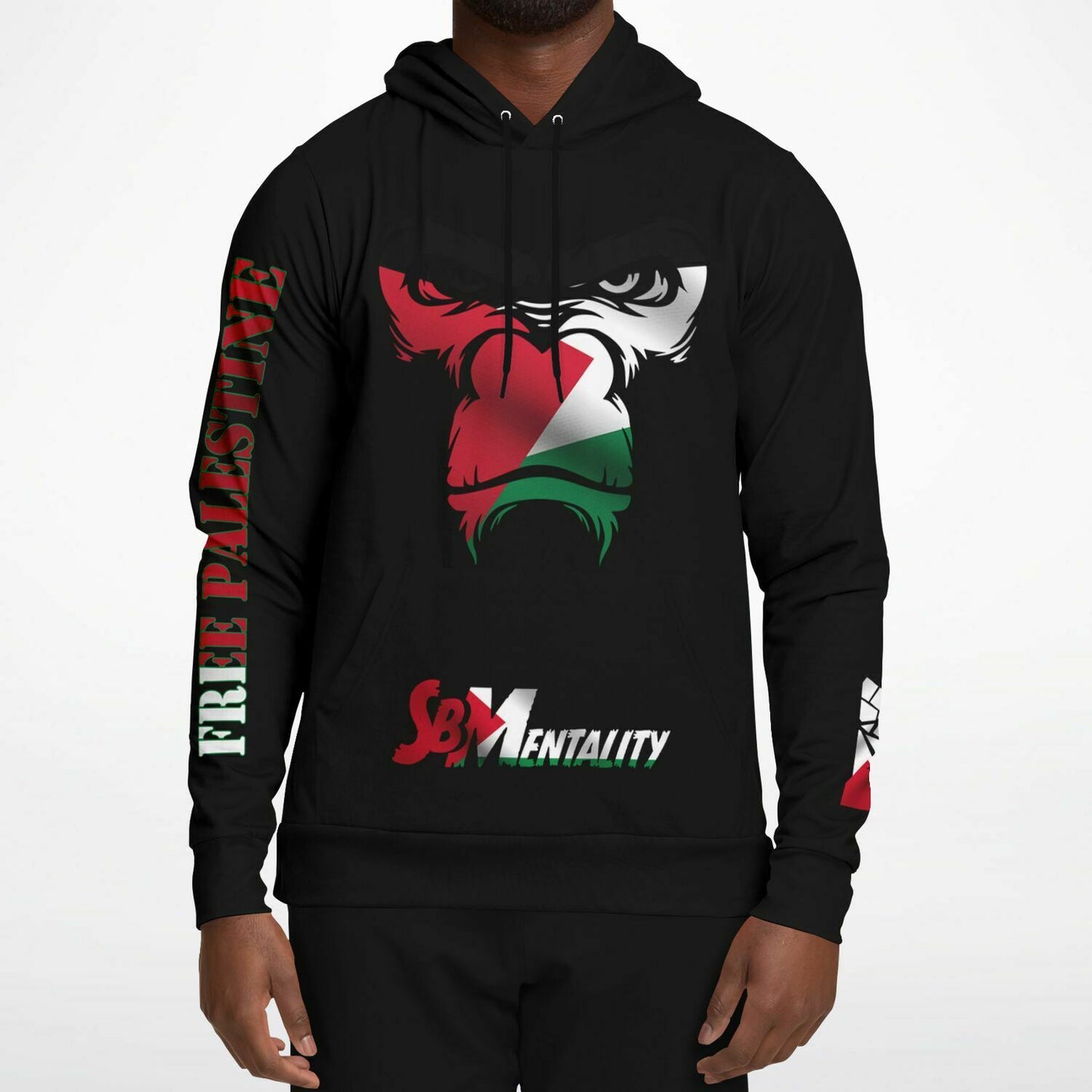 Bespoke "Free Palestine" SB Mentality Fashion Hoodie