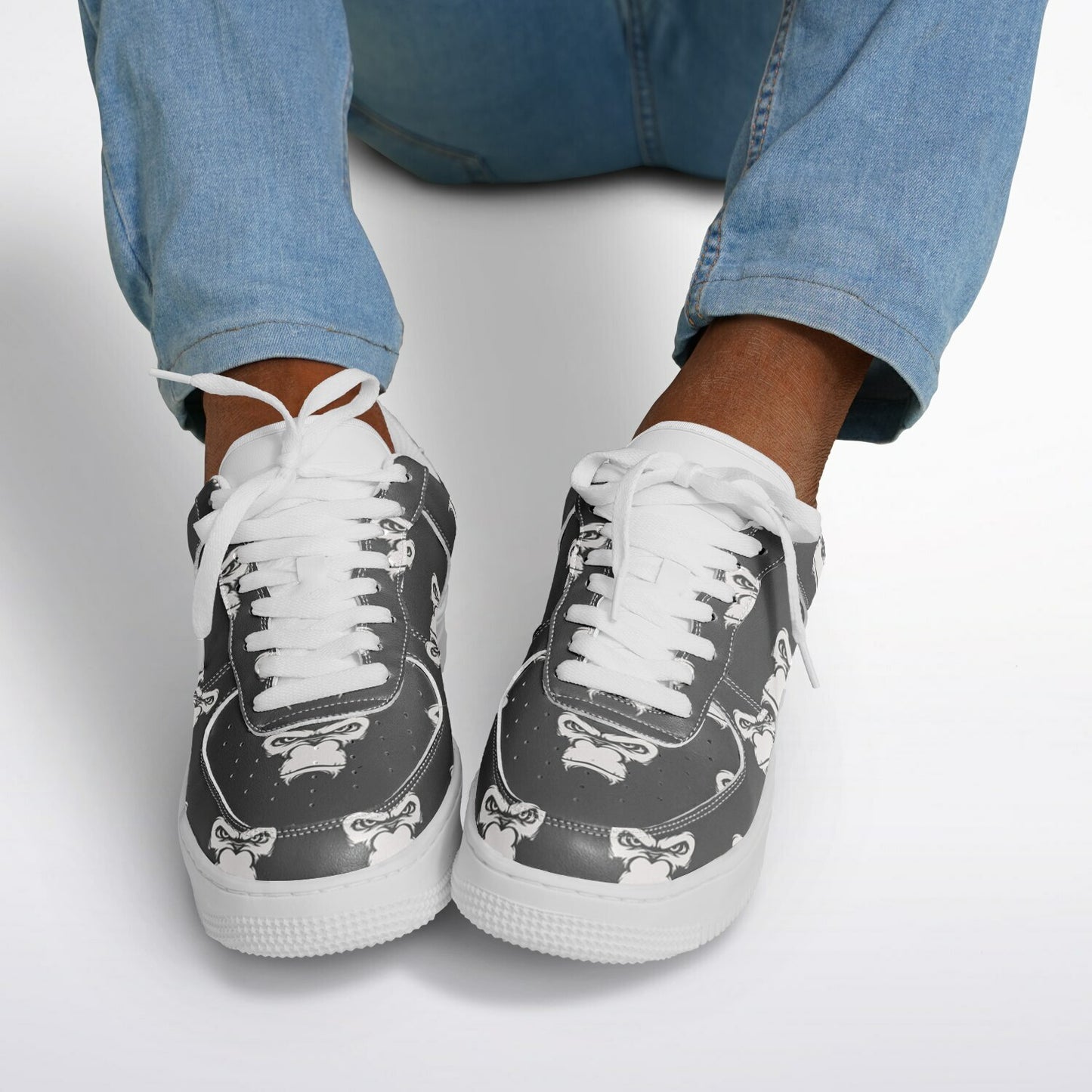 Core Low Shoes - Grey & White