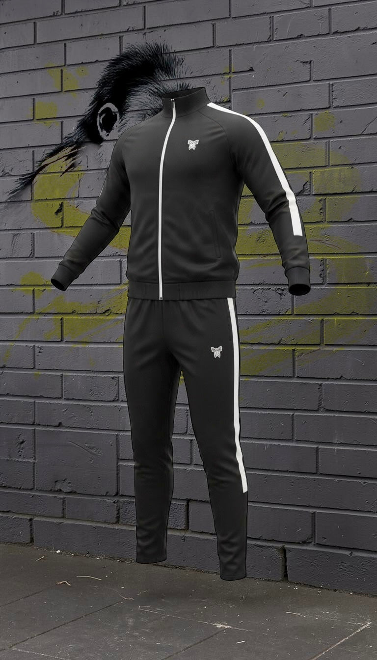 SBM The Monarch | Duality Edition | Black & White Premium Knitted Tracksuit