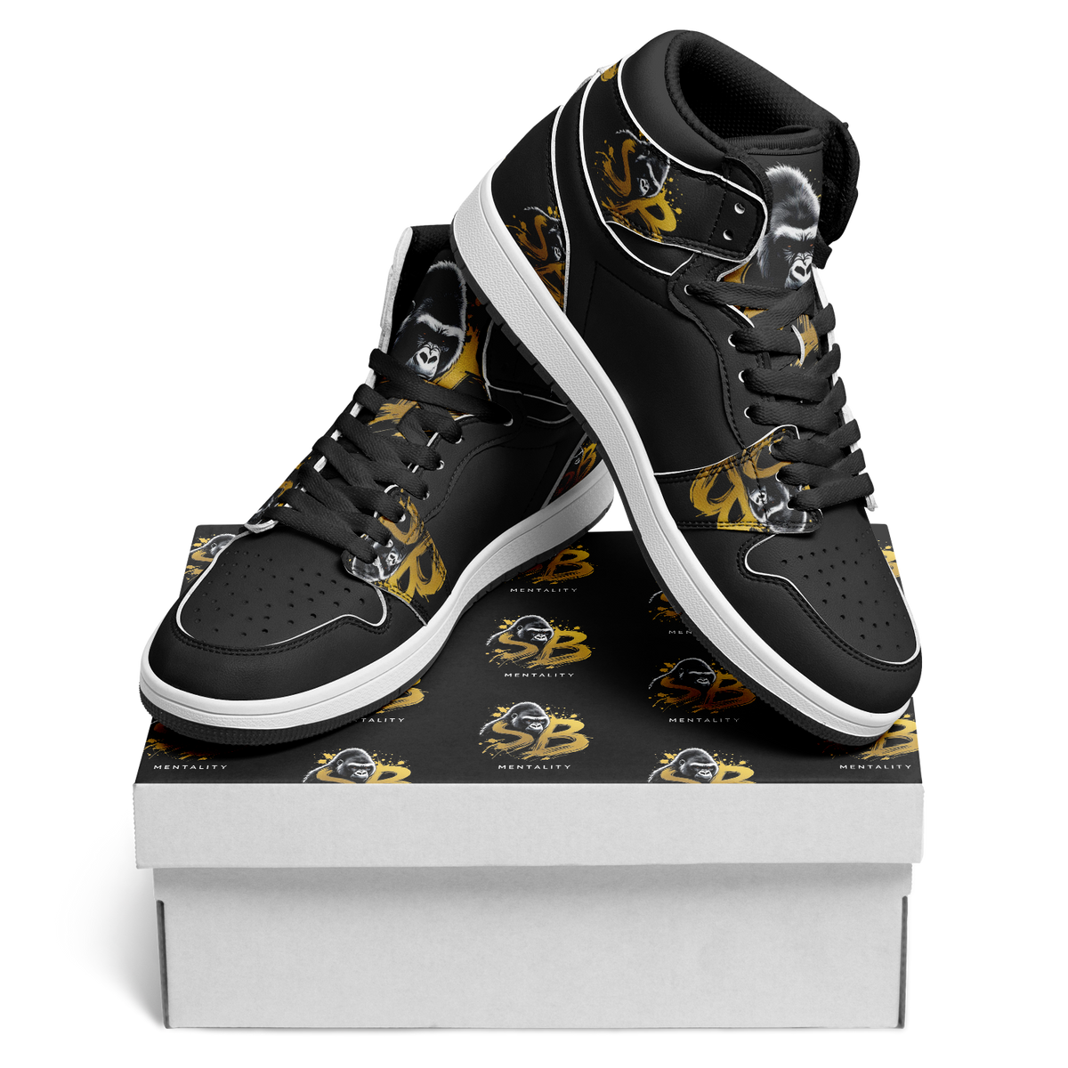 SBM Obsidian | Regalia Black High Tops