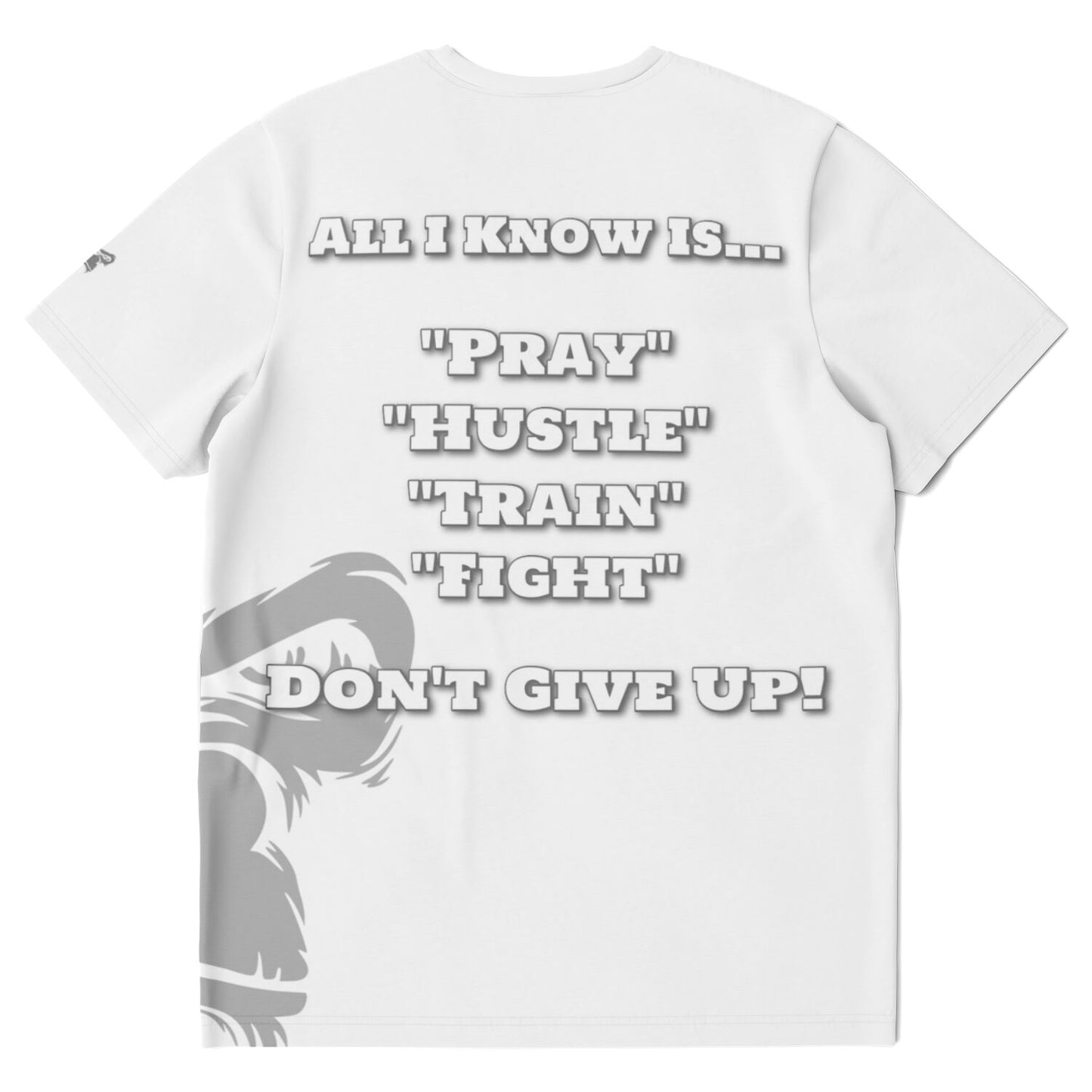 "Magnificent Machine" White & Grey T-shirt