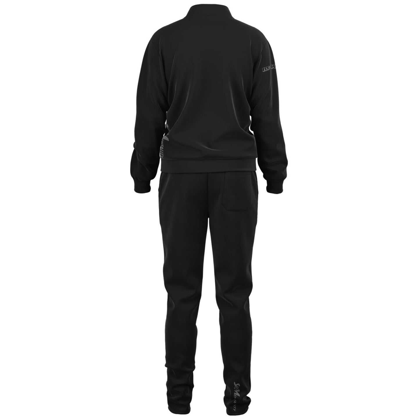 "Fit Squad" Dark Charcoal & Grey Tracksuit