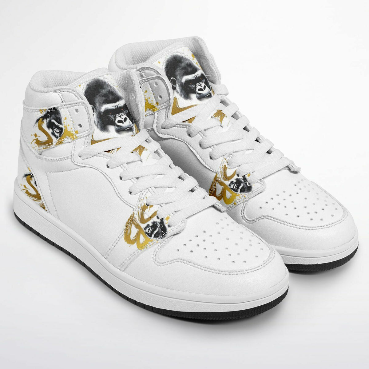 SBM Aureus | Regalia White High Tops