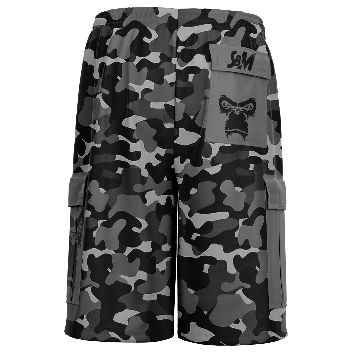 SB Mentality Heavyweight Cargo Shorts - Grey Camouflage