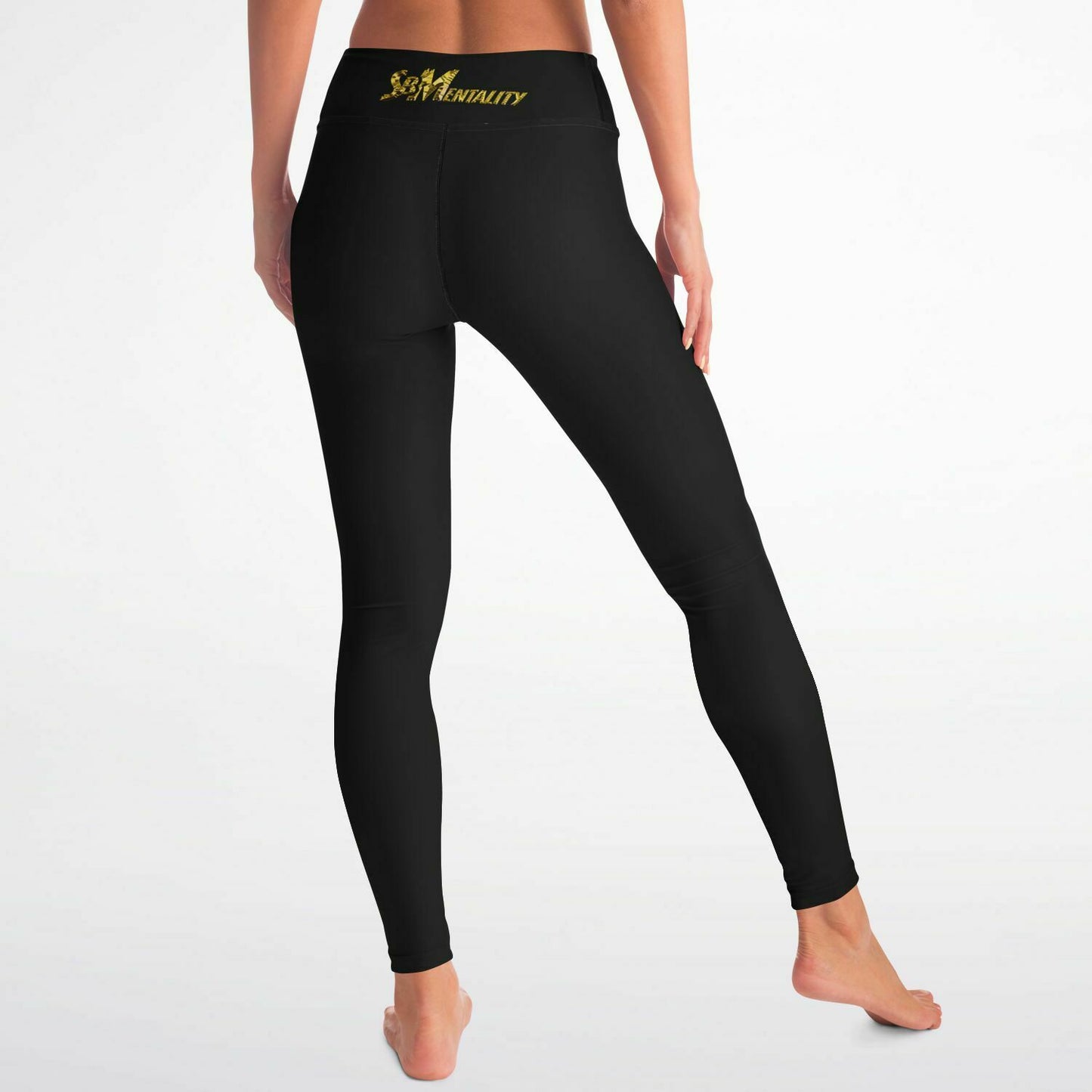 Back & Gold Premium Yoga Leggings