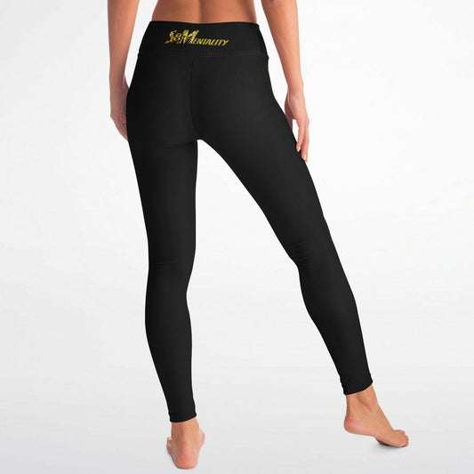 Back & Gold Premium Yoga Leggings