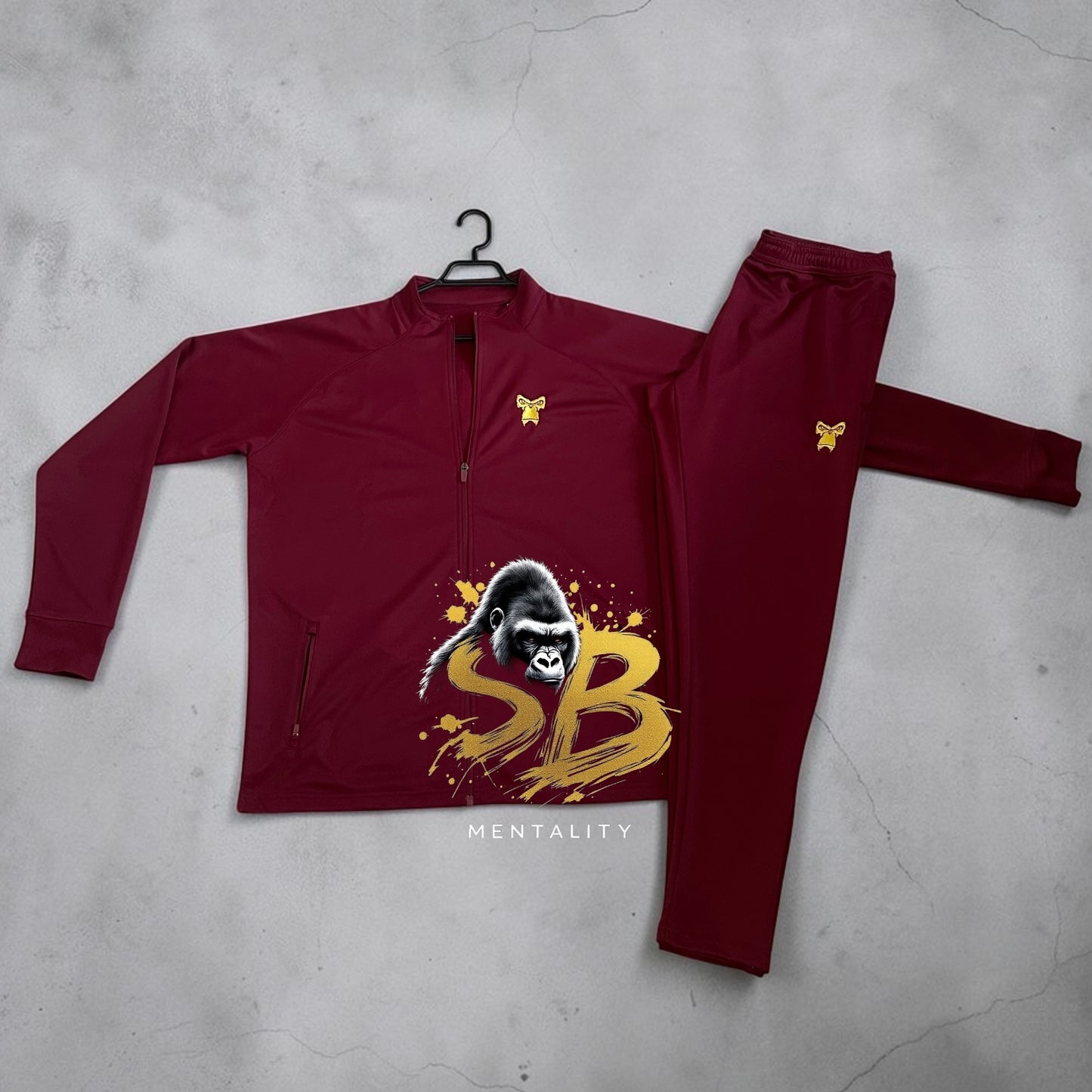 SBM Knitted Track Suit with Embroidered Logo