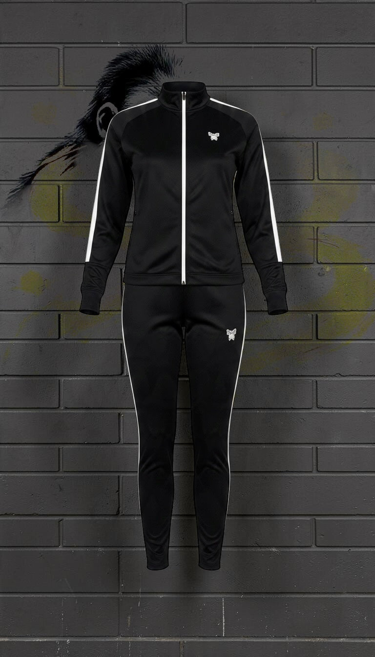 SBM The Monarch | Duality Edition | Black & White Premium Knitted Tracksuit