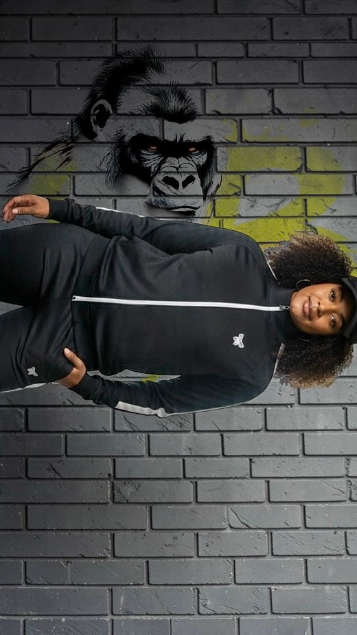 SBM The Monarch | Duality Edition | Black & White Premium Knitted Tracksuit