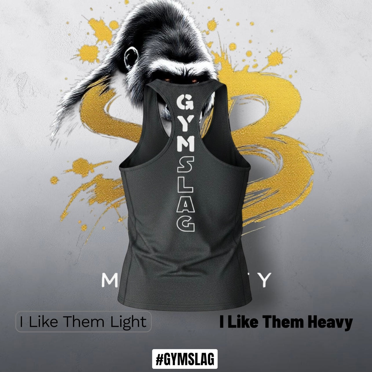 “GS” Gym Vest - Sleeveless Tank Top