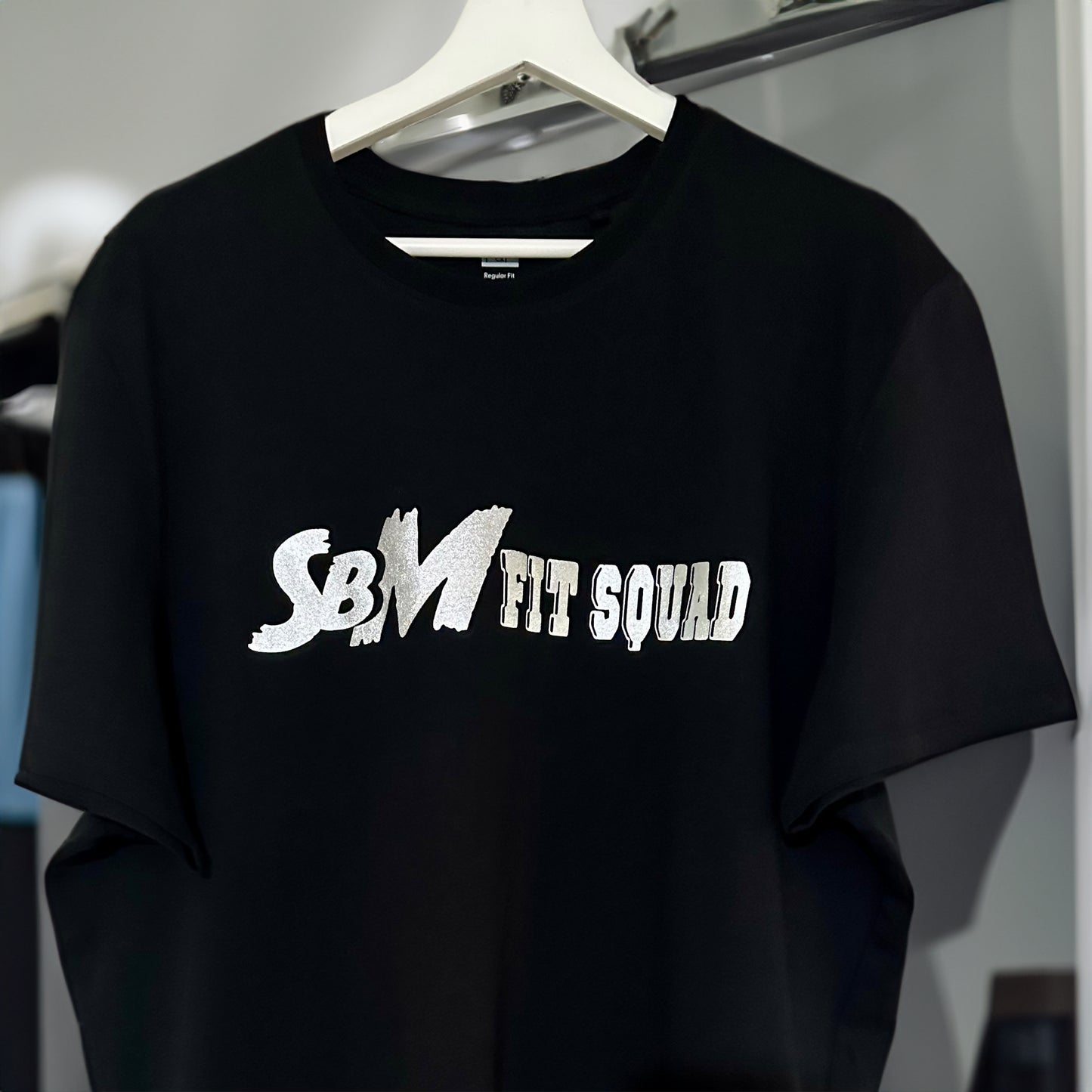 SBM Fit Squad Black & Silver T Shirt - "Instructor Edition"