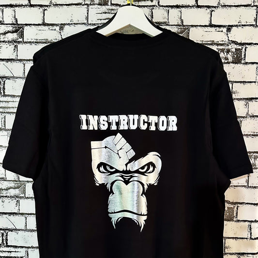 SBM Fit Squad Black & Silver T Shirt - "Instructor Edition"