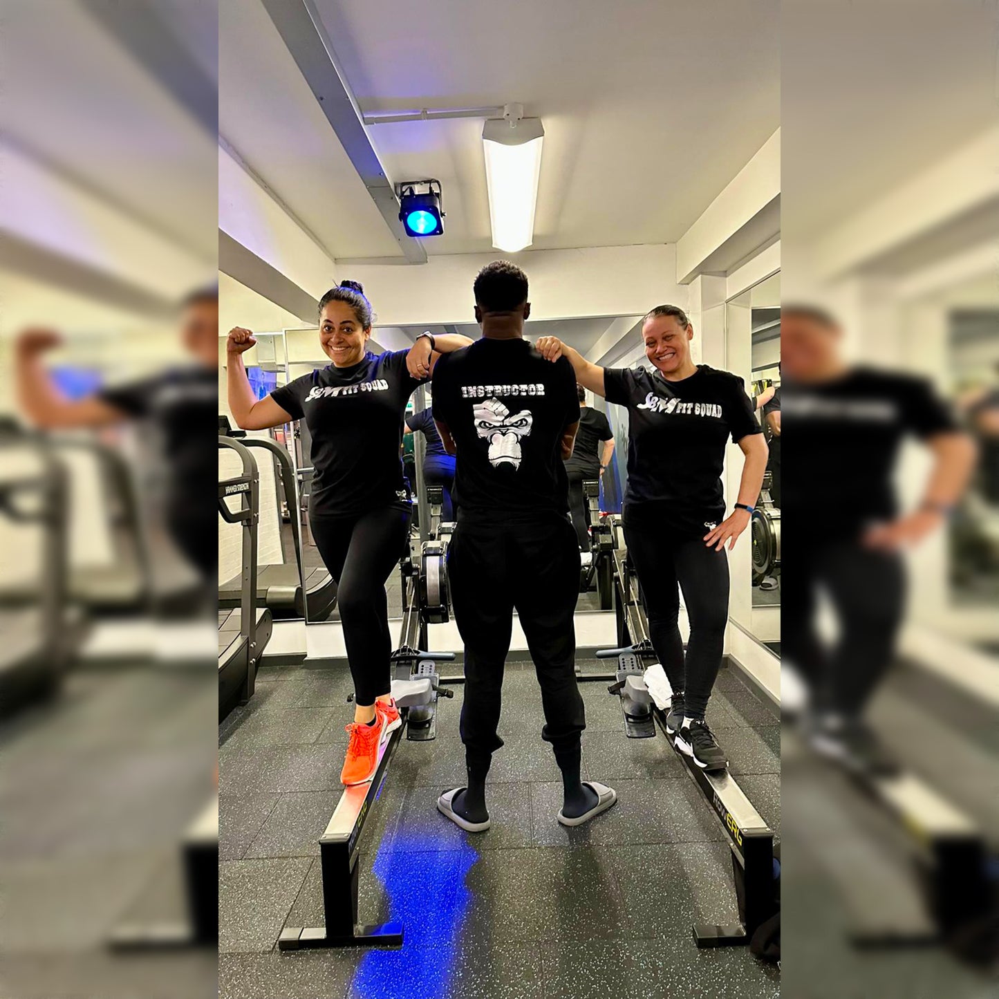 SBM Fit Squad Black & Silver T Shirt - "Instructor Edition"