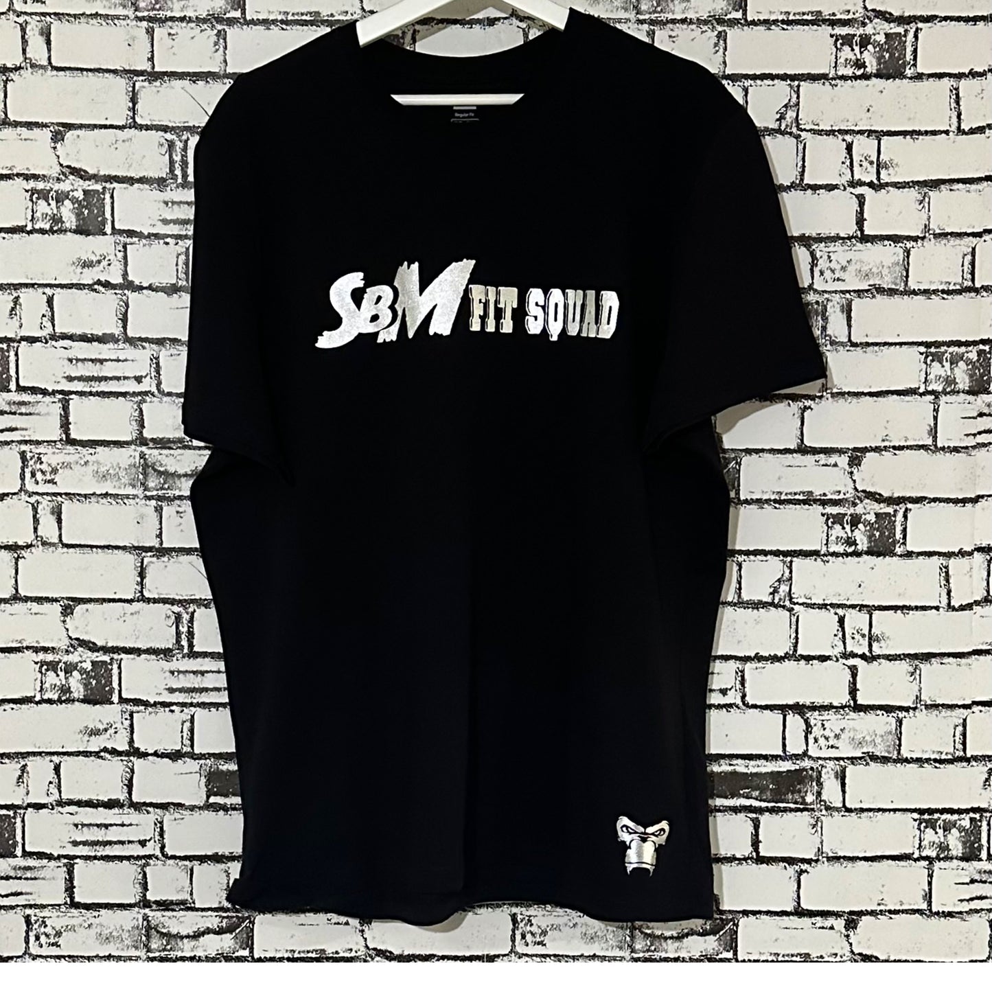 SBM Fit Squad Black & Silver T Shirt
