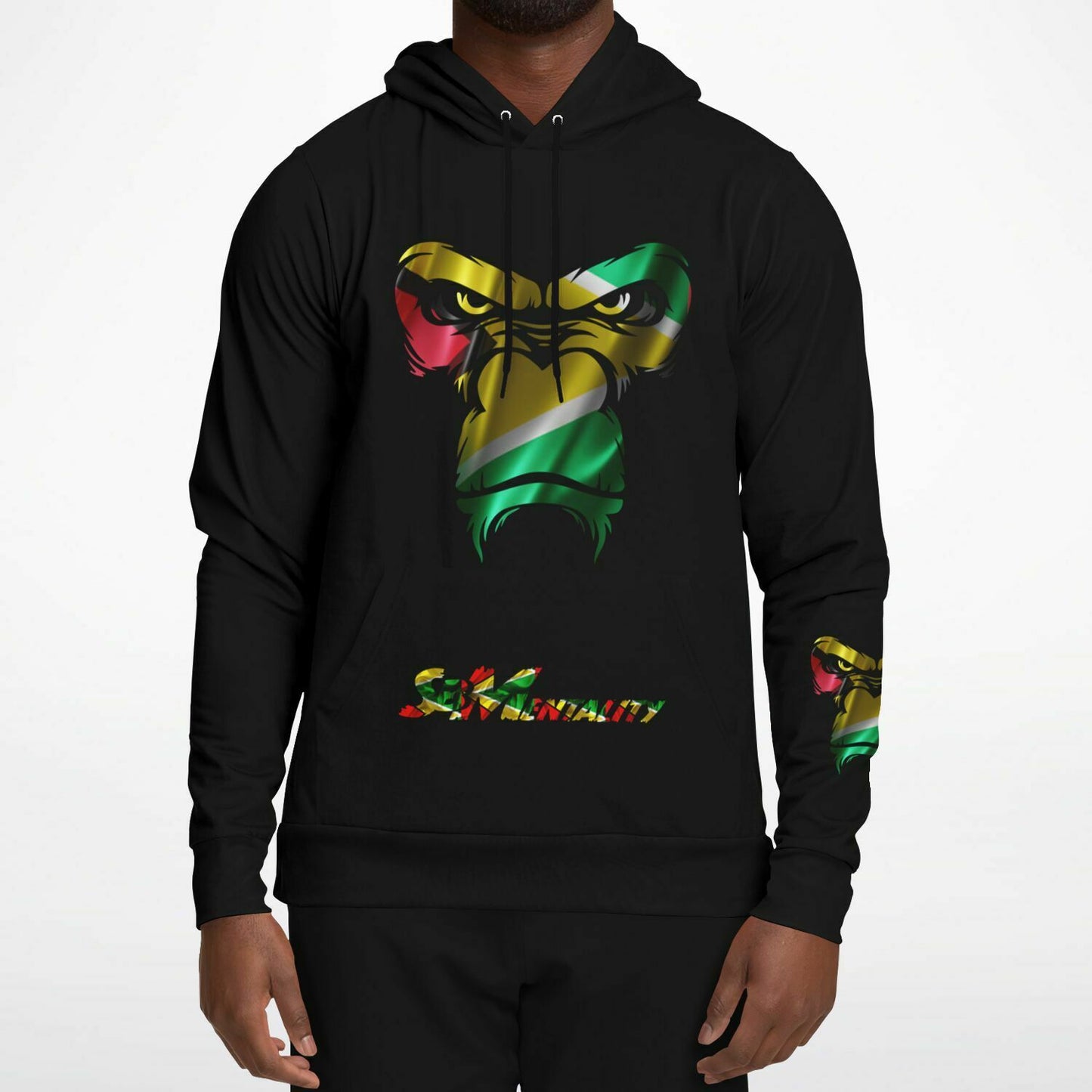 "Guyanese Flag" SB Mentality Fashion Hoodie