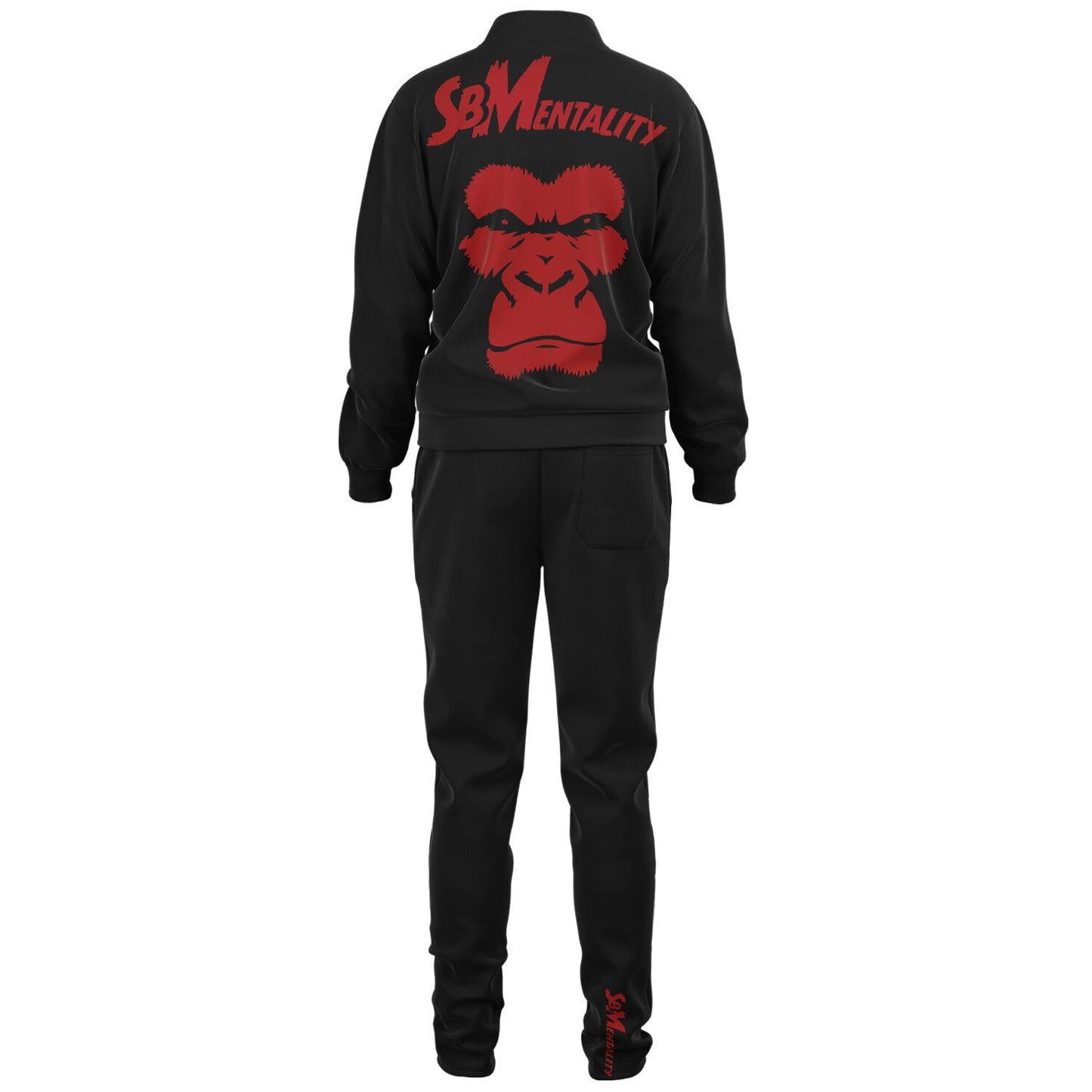 Tracksuit - Dark Charcoal & Red