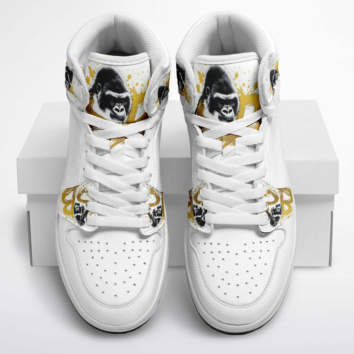 SBM Aureus | Regalia White High Tops