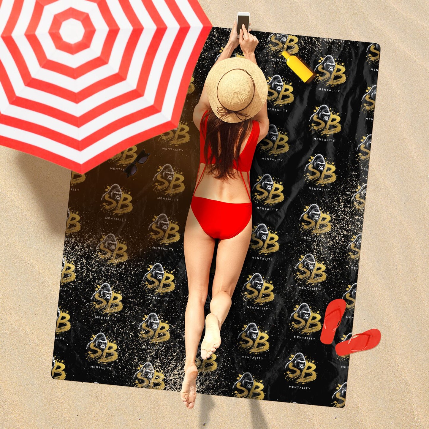 SBM Freeform Beach Towel