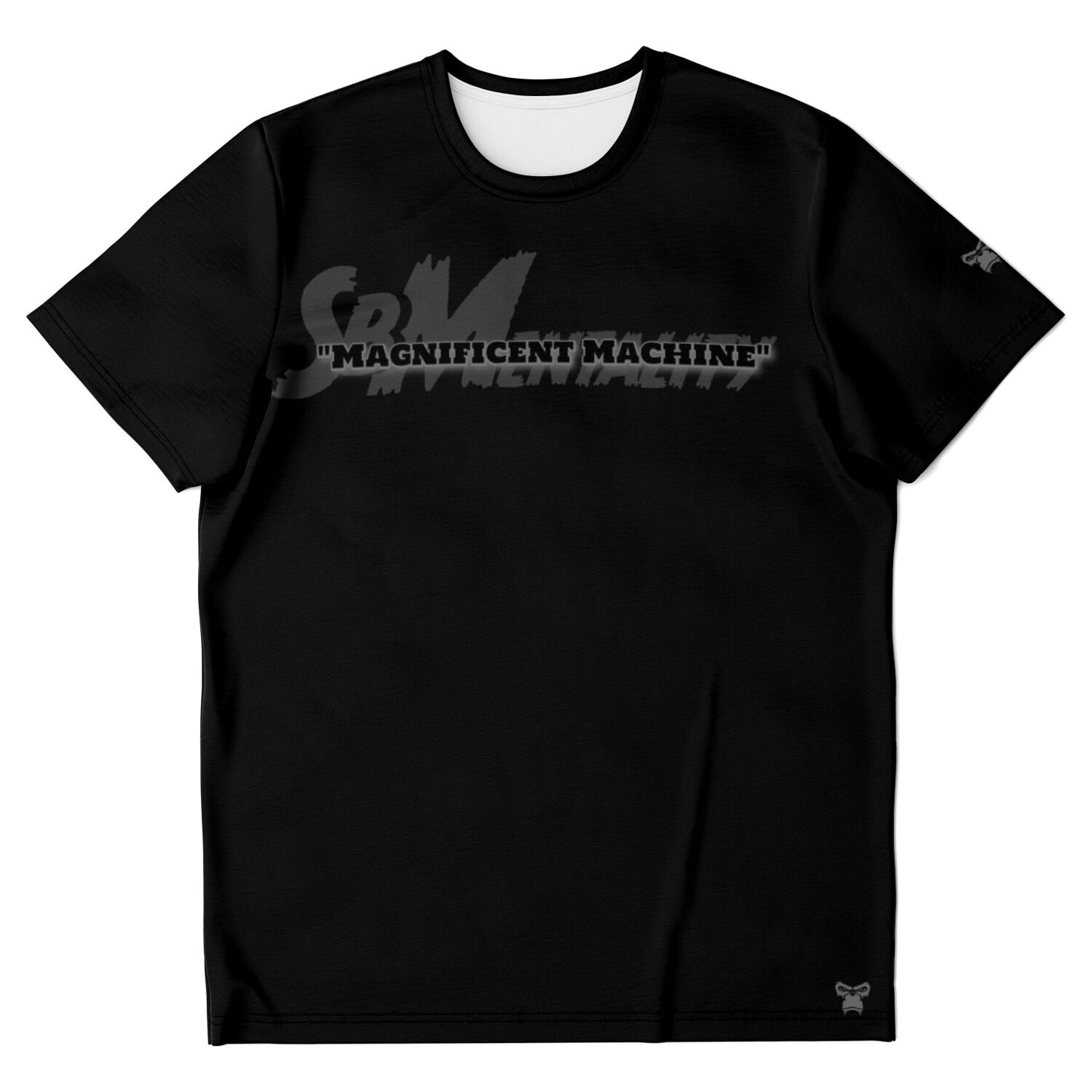 " Magnificent Machine" Dark Charcoal & Grey T-Shirt