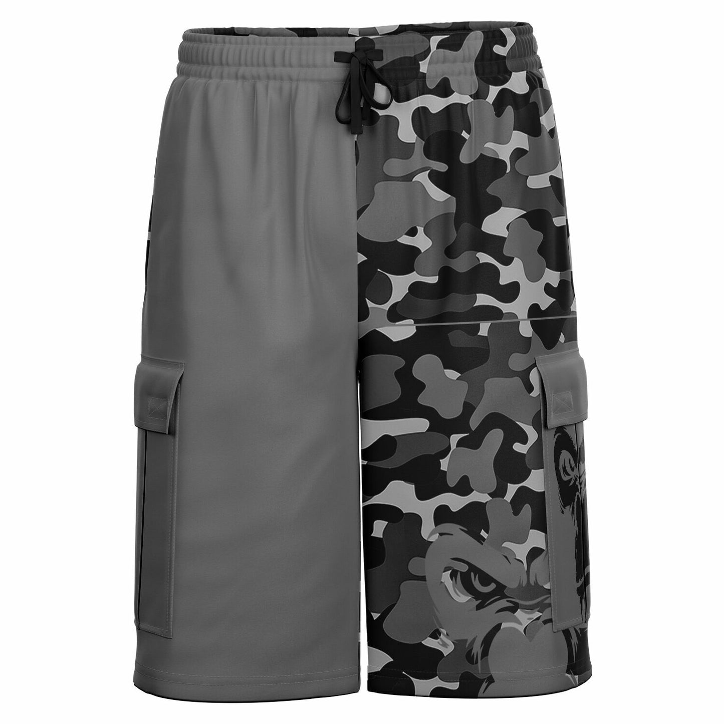 SB Mentality Heavyweight Cargo Shorts - Grey Camouflage