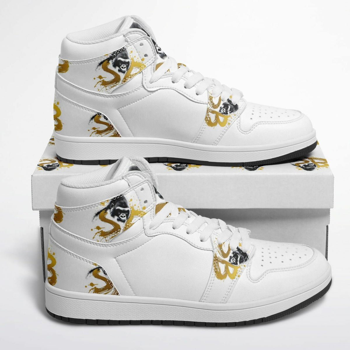 SBM Aureus | Regalia White High Tops