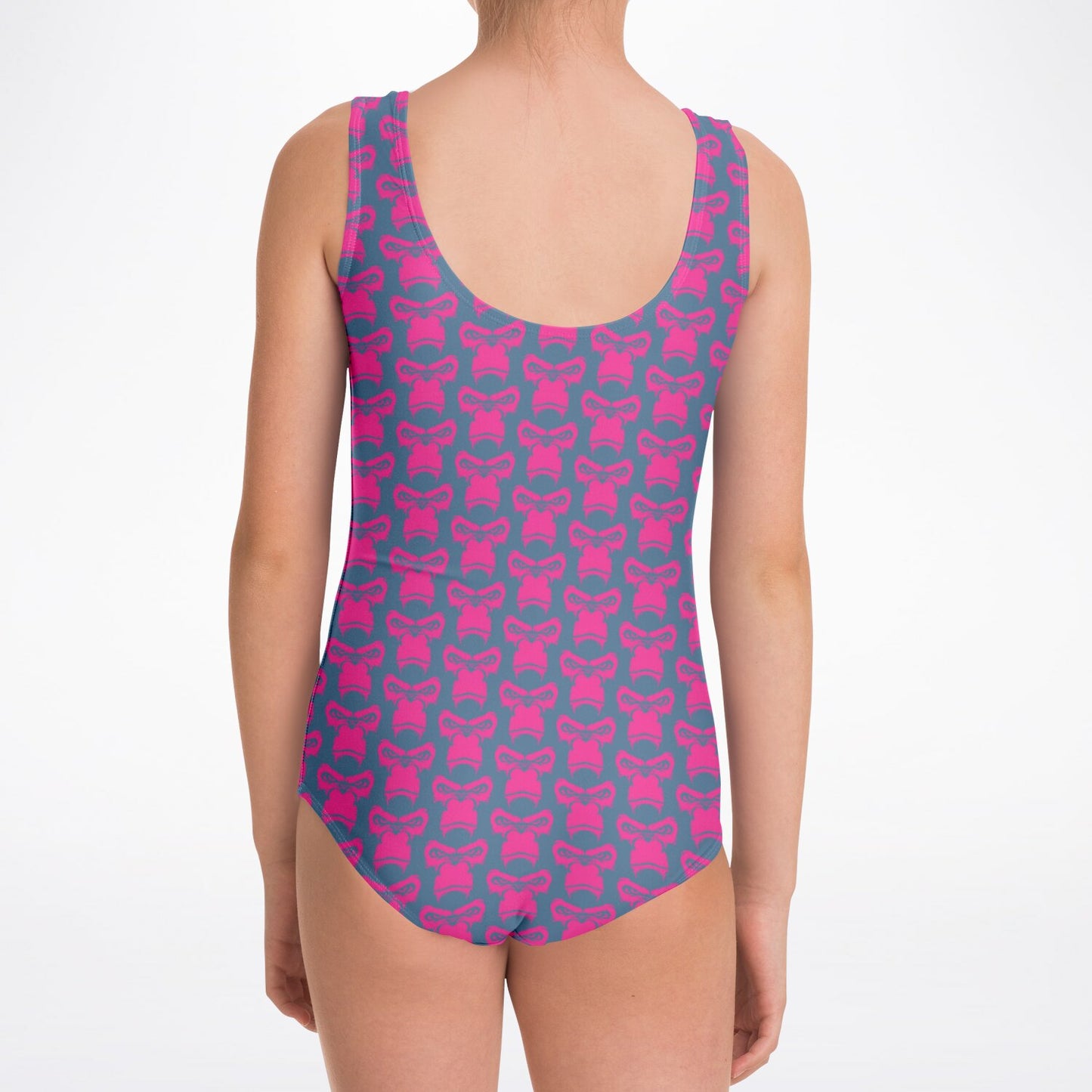 SB Mentality Kids One-Piece Swimsuit - Teal & Pink