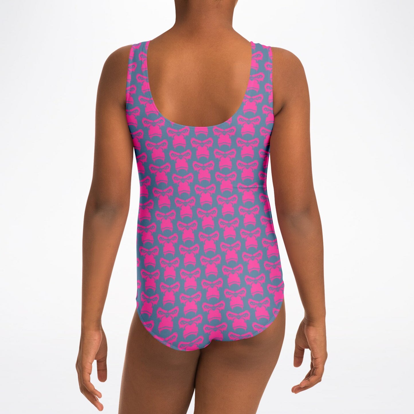 SB Mentality Kids One-Piece Swimsuit - Teal & Pink