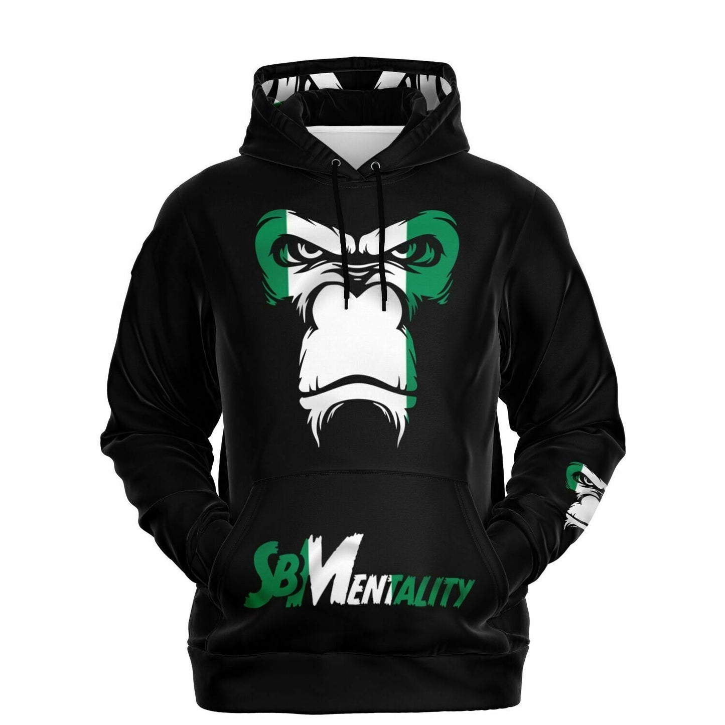 "Nigerian Flag" SB Mentality Fashion Hoodie