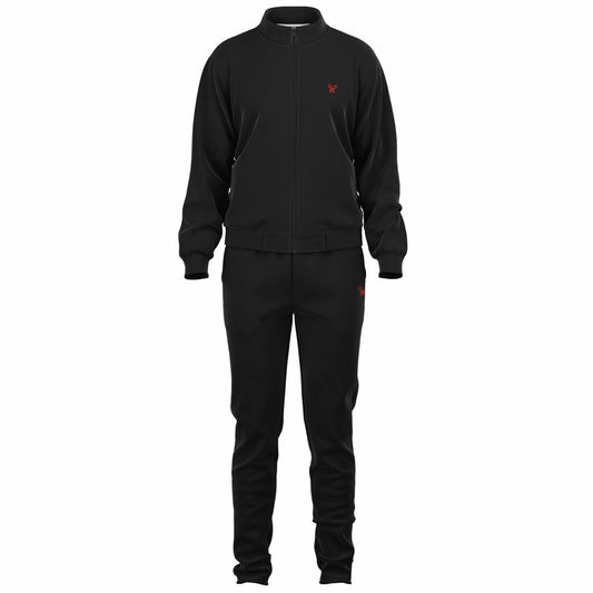 Tracksuit - Dark Charcoal & Red