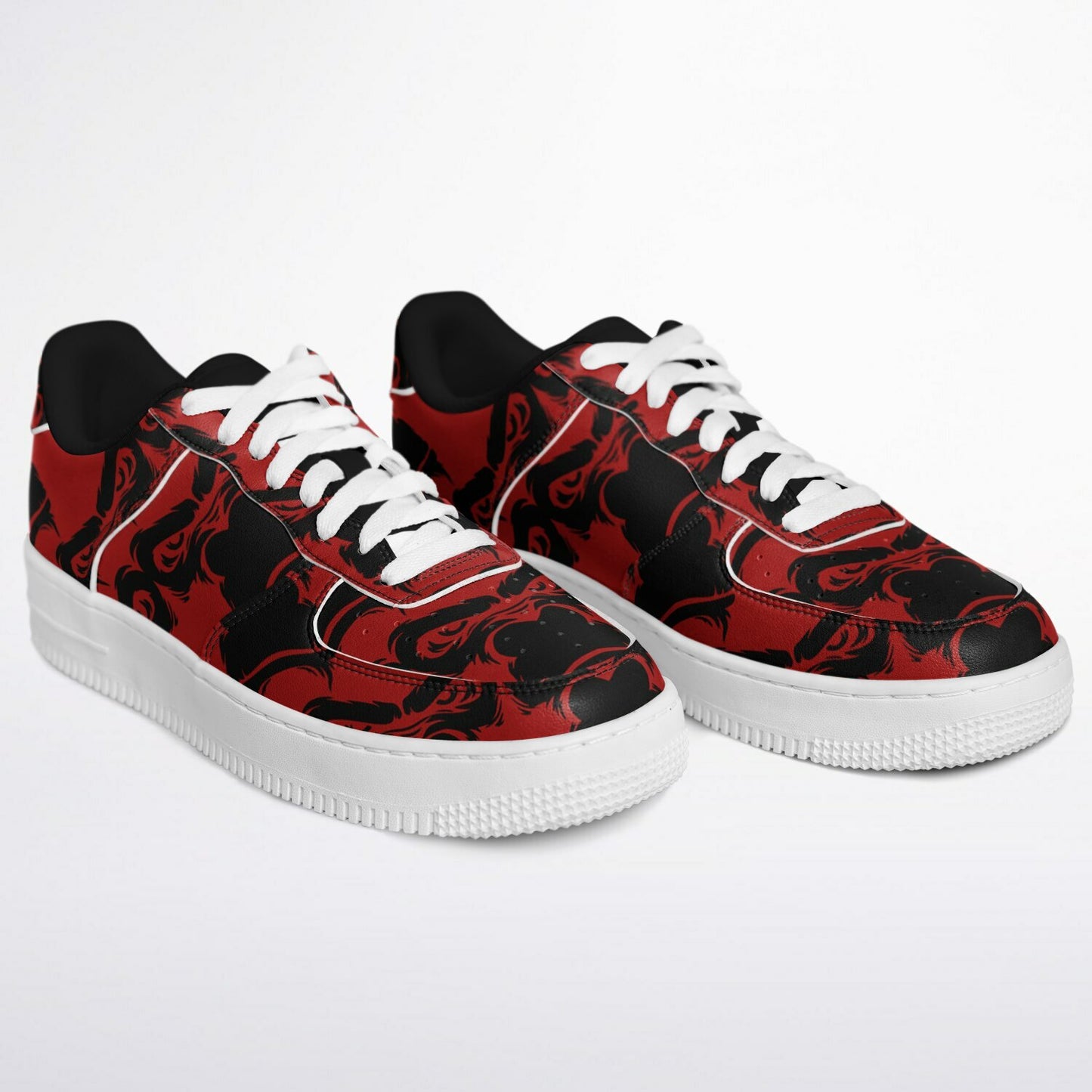 Core Low Shoes - Red & Black